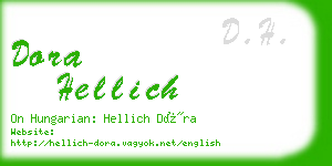 dora hellich business card